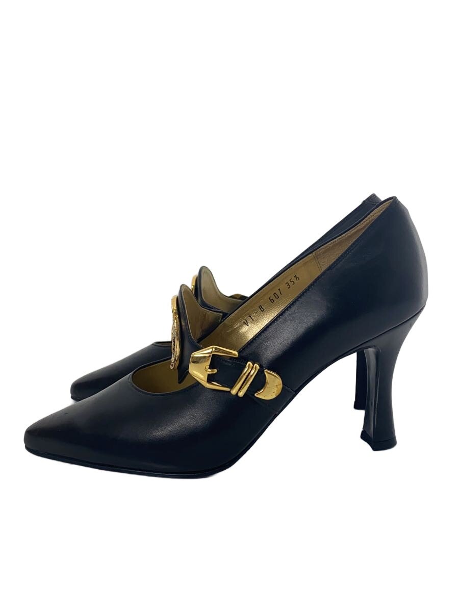【中古】GIANNI VERSACE◆パンプス/35.5/BLK【シューズ】|2nd STREET 店