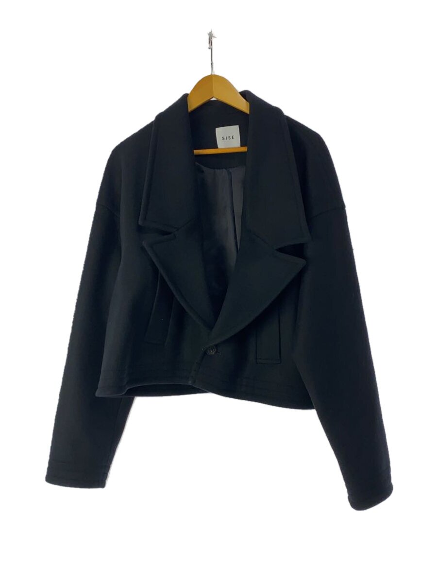【中古】Sise◆上衣/--/羊毛/BLK/SA-BL01//【レディース御召しもの】