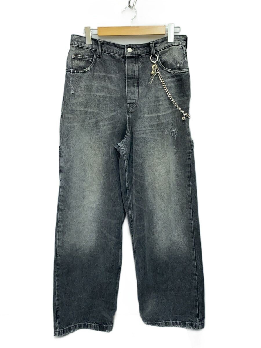 【中古】MARC JACOBS◆25SS/チャームオーバーサイズドジーン/28/ジーンズ/GRY/2S5RBT003D02【レディース御召しもの】