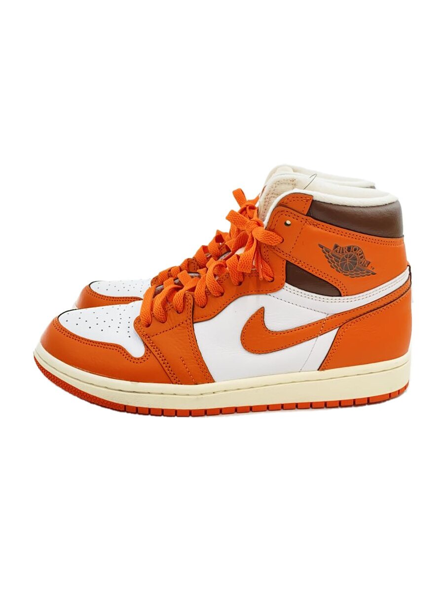 【中古】NIKE◆AIR JORDAN 1_エア ジョーダン 1/26.5cm/ORN/ナイロン【シューズ】｜2ｎｄ STREET 店