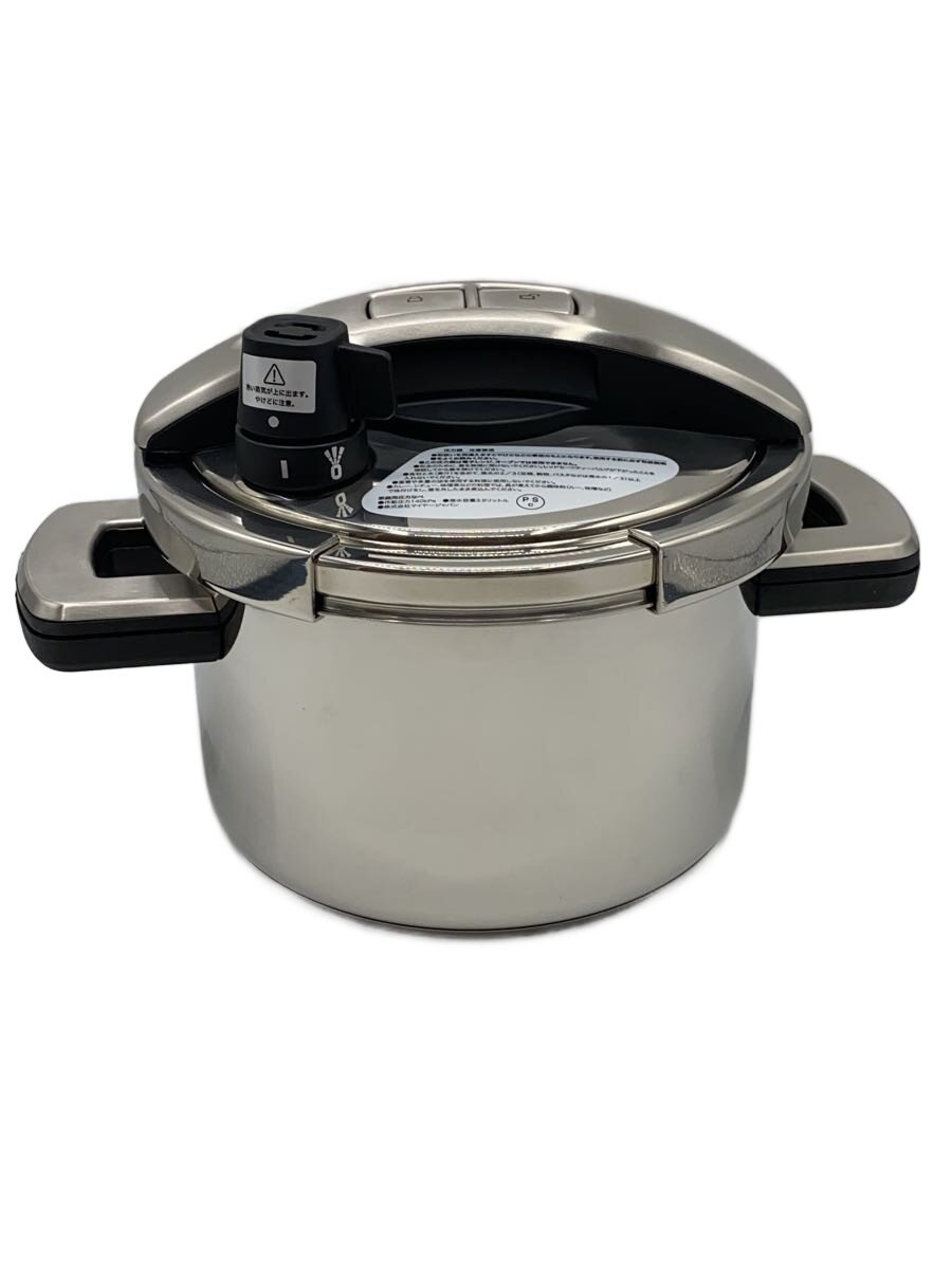 【中古】Meyer◆圧力鍋/容量:4L/SLV【キッチン用品】