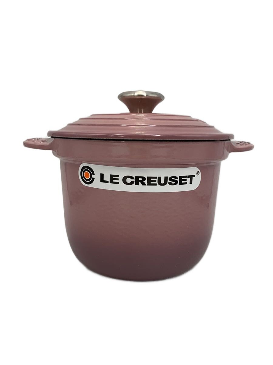 【中古】LE CREUSET◆鍋/サイズ:18cm/PNK//【キッチン用品】
