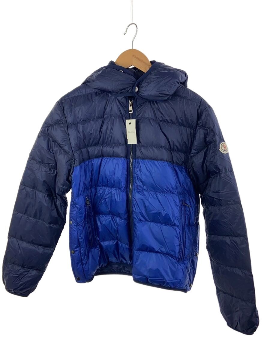 【中古】MONCLER◆モンク線路/落ちこむ上衣/1/ナイロン/青/青色/BLU/C-ZIND-17-4719【メンズウェア】