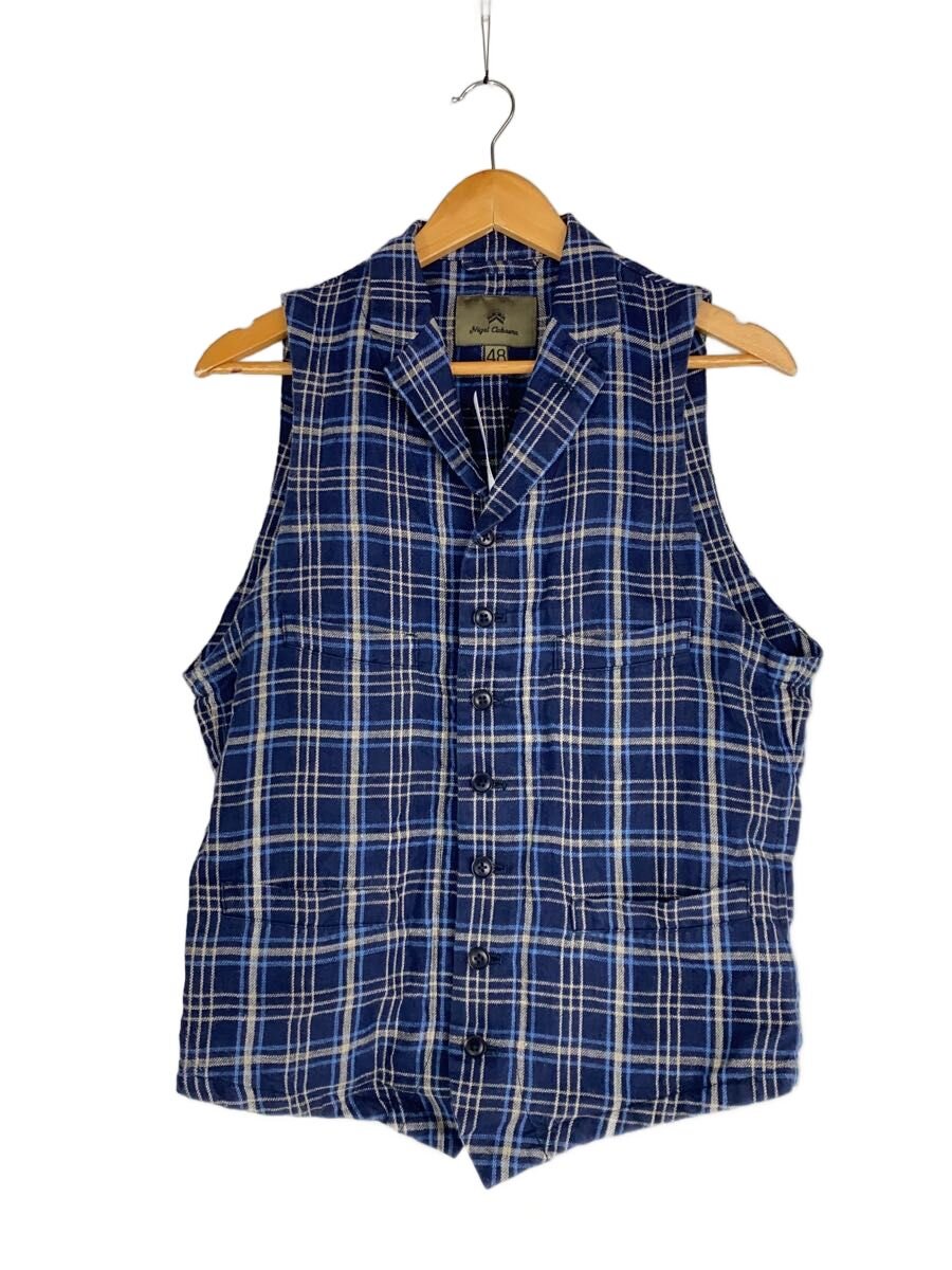 【中古】Nigel Cabourn◆より良い/48/リネン/青碧/照合のしるし/8070066030【メンズウェア】