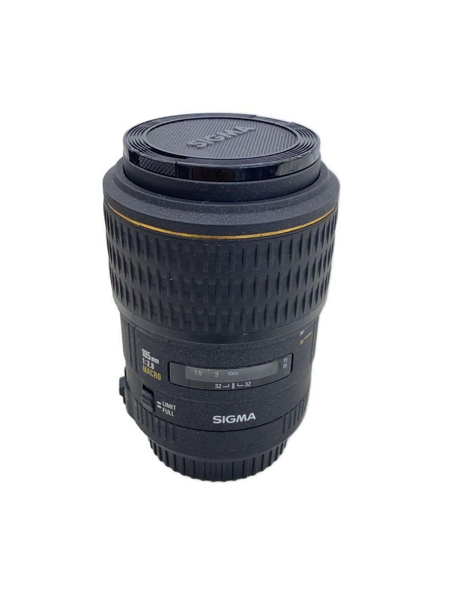 【中古】SIGMA◆水晶体 MACRO 105mmF2.8 EX DG (キヤノン AF)//【写真機】