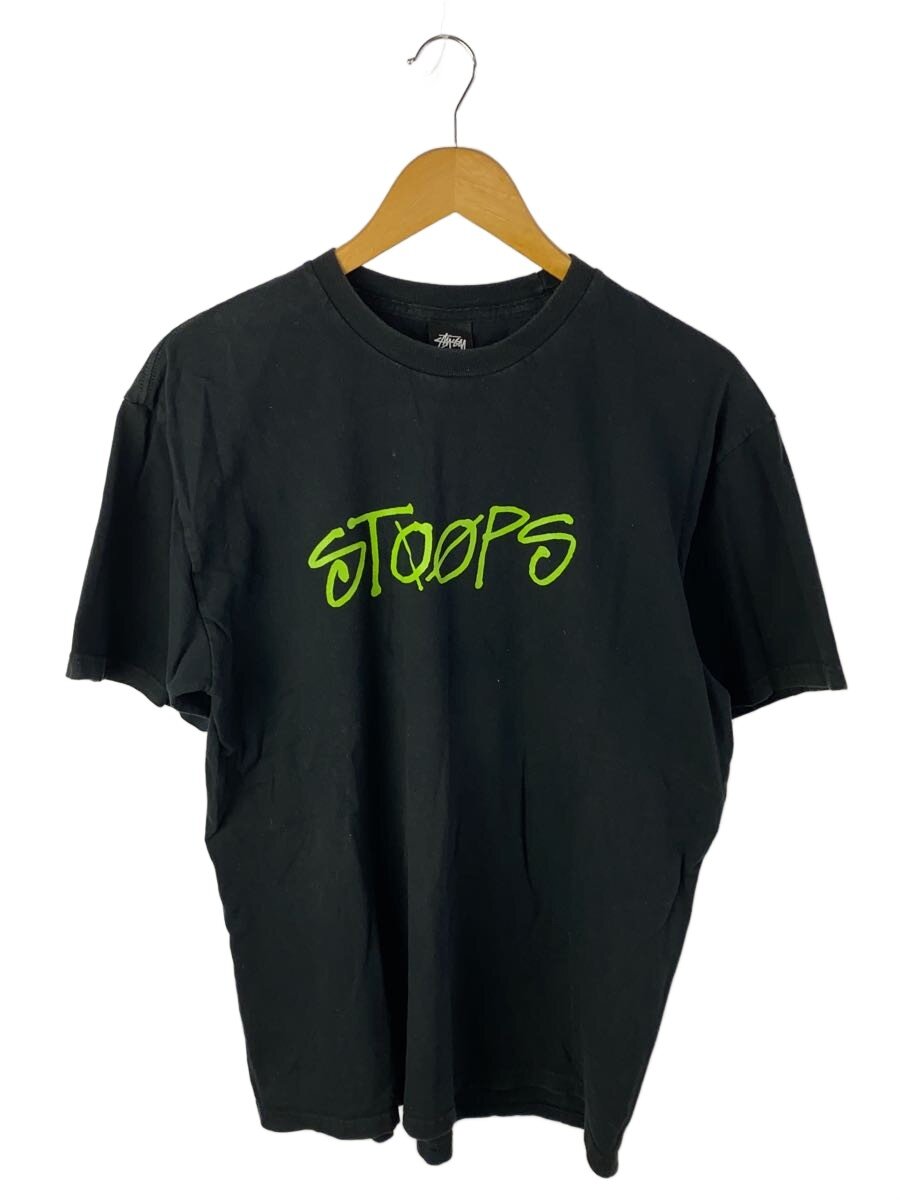 【中古】STUSSY◆&times;HUF/Tシャツ/L/コットン/BLK【メンズウェア】｜2ｎｄ STREET 店