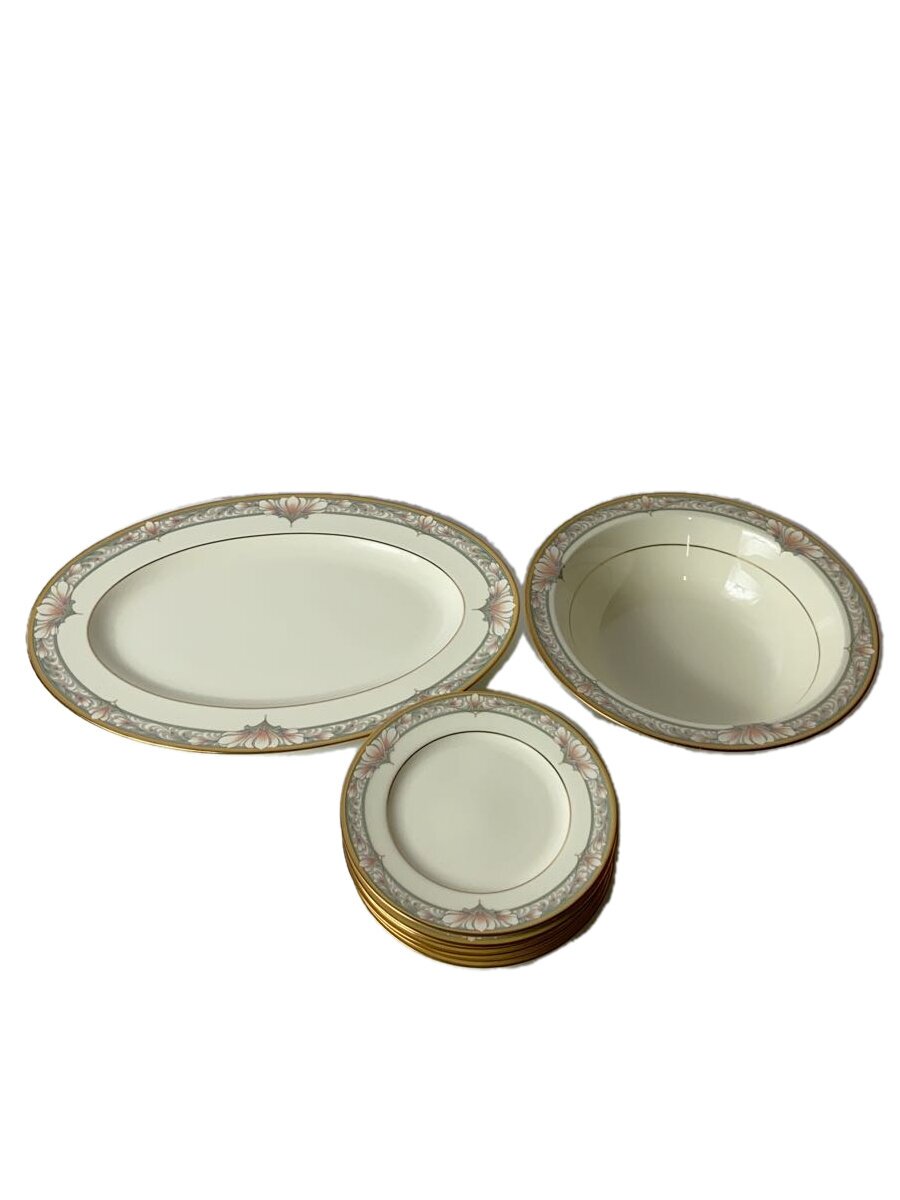 【中古】Noritake◆プレート/8点セット/WHT【キッチン用品】