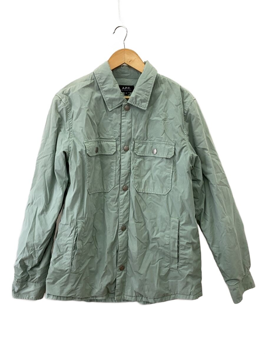 【中古】A.P.C.◆上衣/M/綿織物/GRN/24223-1-32671//【メンズウェア】