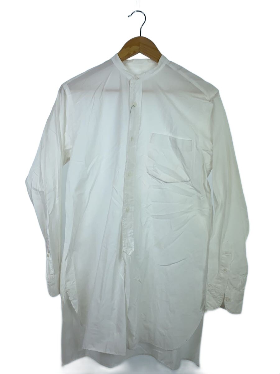 【中古】COMOLI◆長袖プルオーバー/--/綿織物/白いこと/無地/K01-02005/? NULL ?【メンズウェア】
