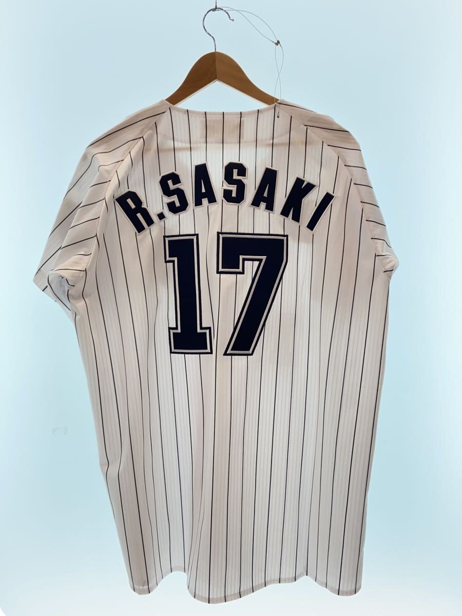 【中古】MIZUNO◆制服/L/#17/佐々木朗希/千葉ロッテマリーンズ/12JRMM00//【運動競技】