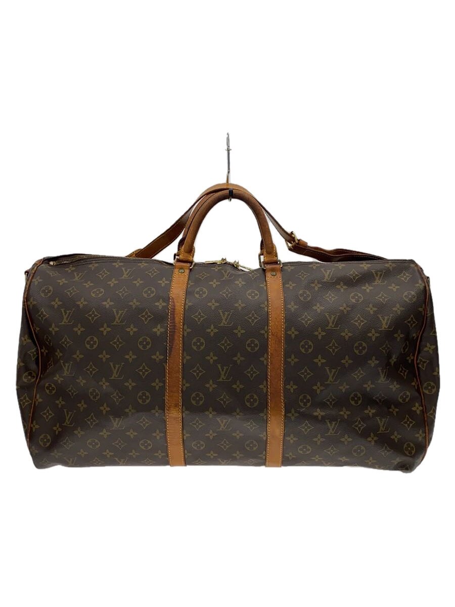 【中古】LOUIS VUITTON◆キーポル55_モノグラム・帆布/PVC/BRW//【御徒面子】