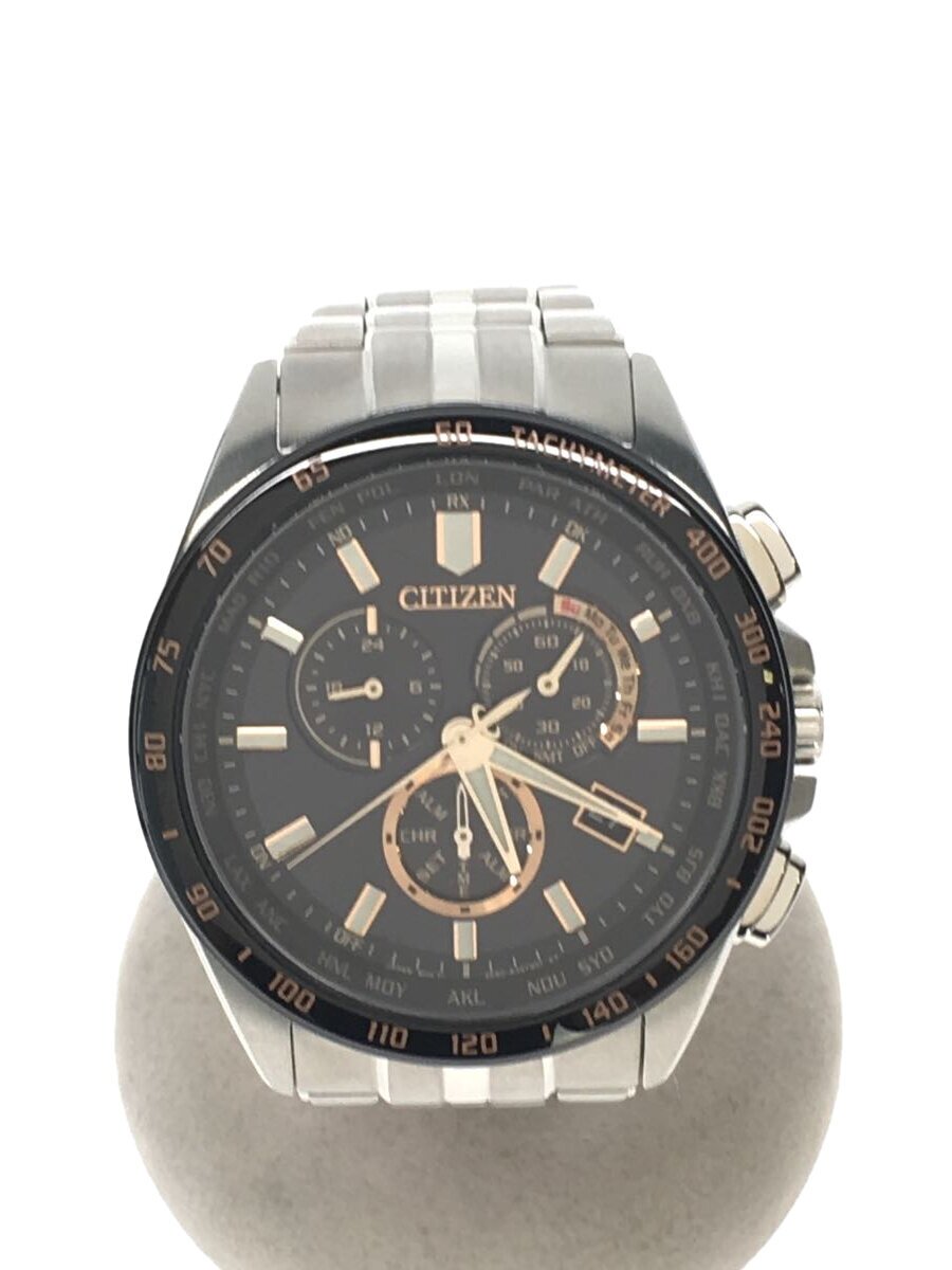 【中古】CITIZEN◆クォーツ腕時計/アナログ/ステンレス/BLK/SLV/CB5876-60E/E660-A18SR02【服飾雑貨他】｜2ｎｄ STREET 店 15,862円