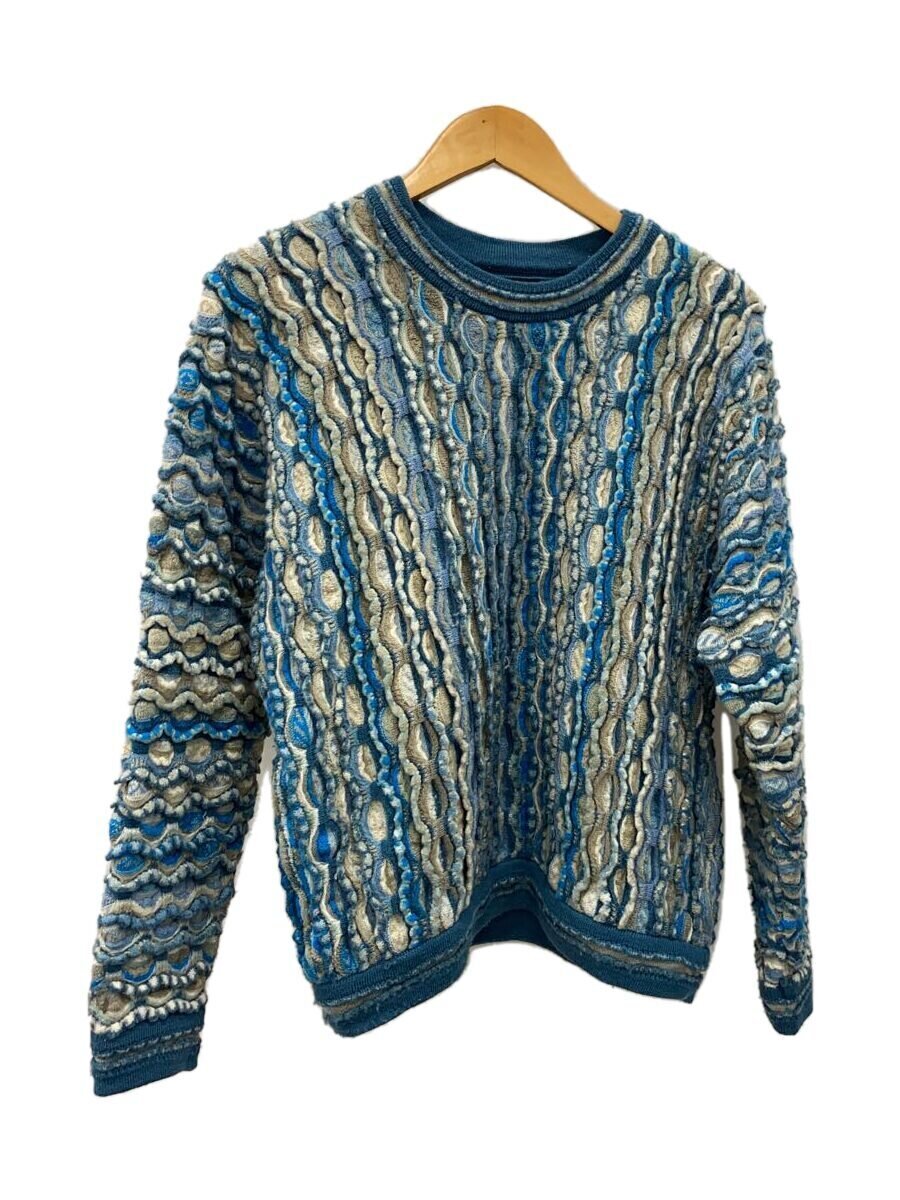 【中古】COOGI◆ニット・セーター(厚手)/M/ウール/BLU/ブルー/【メンズウェア】｜2ｎｄ STREET 店 14,060円
