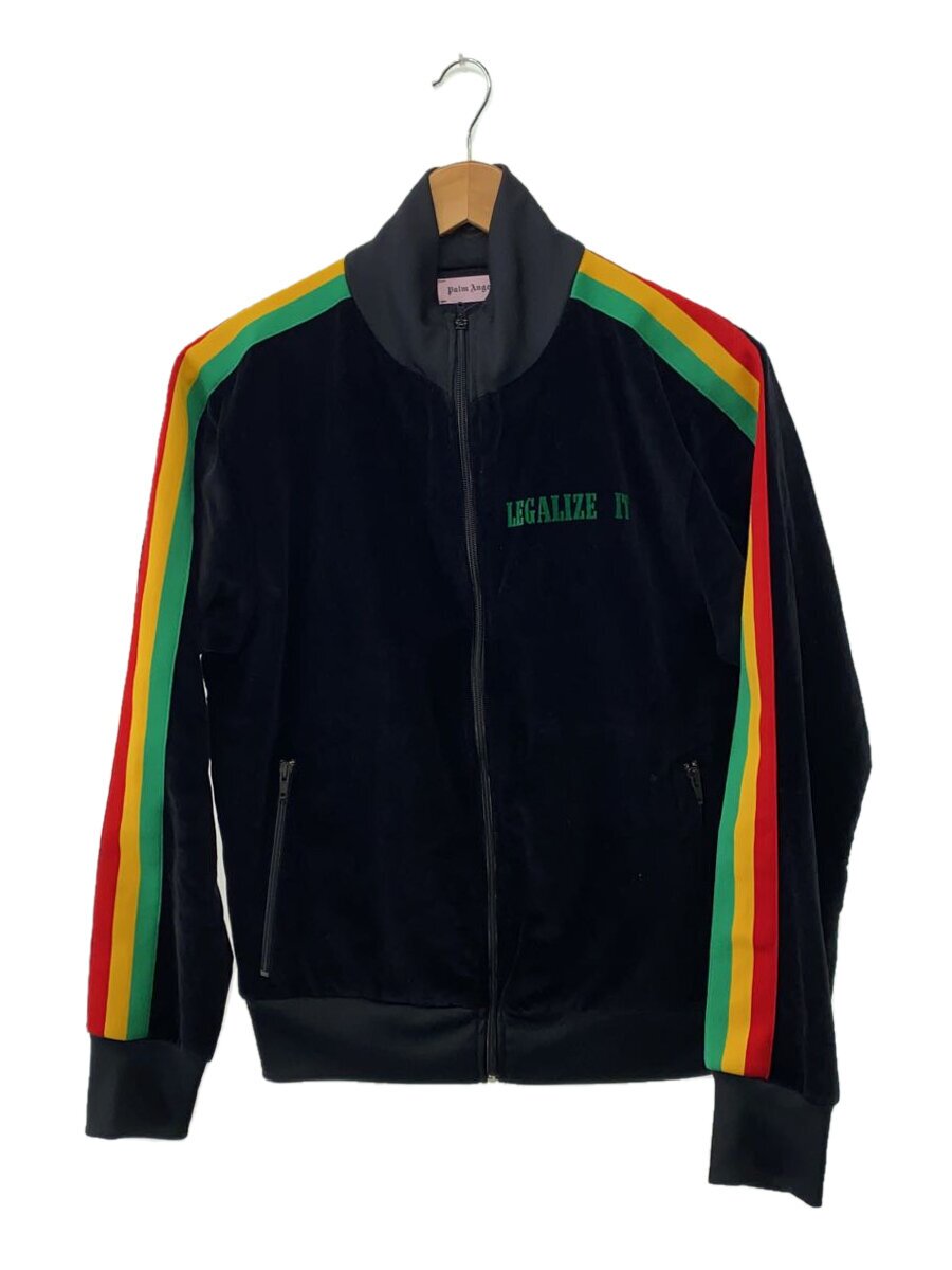 【中古】Palm Angels◆プルオーバー/M/綿織物/BLK/無地/PMBD001F7264020/貨物自動車上衣//【メンズウェア】