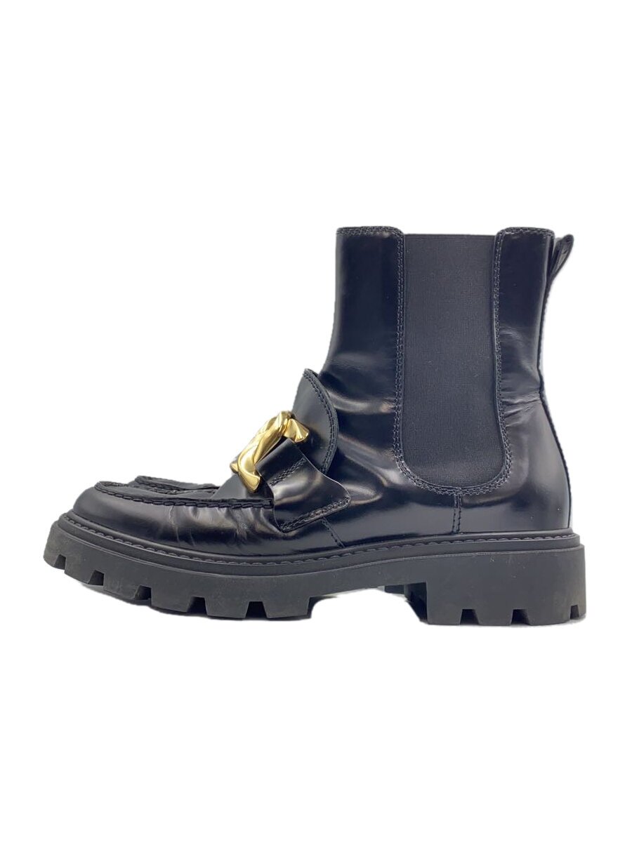 【中古】TOD’S◆サイドゴアブーツ/US11.5/BLK//【シューズ】