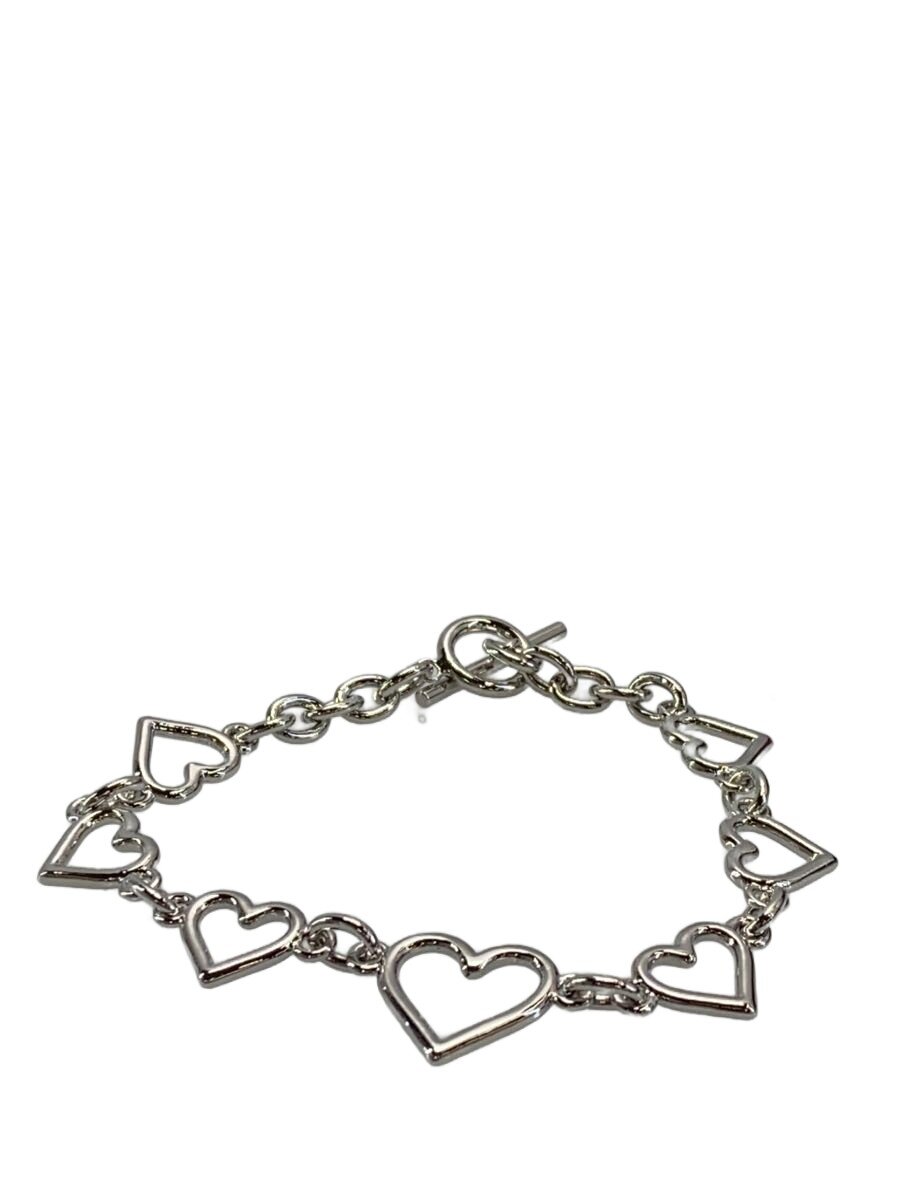 【中古】BASICKS◆Heart Shaped Bracelet/--/SLV/レディース/S3.5-1104【服飾雑貨他】