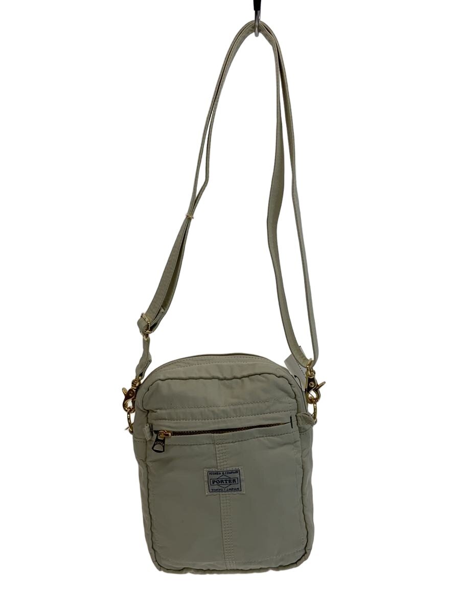 【中古】PORTER◆MILE/ショルダーバッグ/ナイロン/WHT/754-15116//【バッグ】｜2ｎｄ STREET 店
