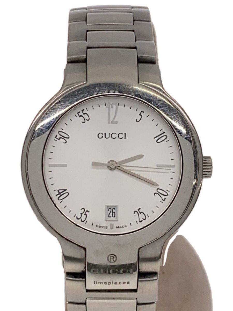 【中古】GUCCI◆石英ウオッチ/アナログ/--/SLV/SLV/8900M【服飾雑貨他】