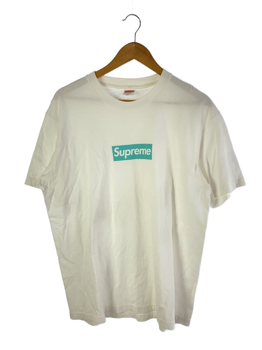 【中古】Supreme◆プルオーバー/L/綿織物/WHT//【メンズウェア】