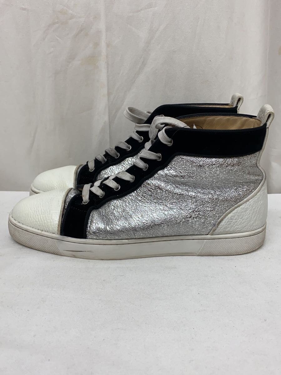 【中古】Christian Louboutin◆LOUISルイス/ハイカットスニーカー/43.5/SLV//【シューズ】｜2ｎｄ STREET 店