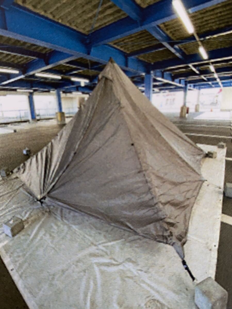 【中古】muraco◆テント/ワンポール/1~2人用/GRY/HERON TENT SHELTER 1POLE SET/インナーセット【スポーツ】