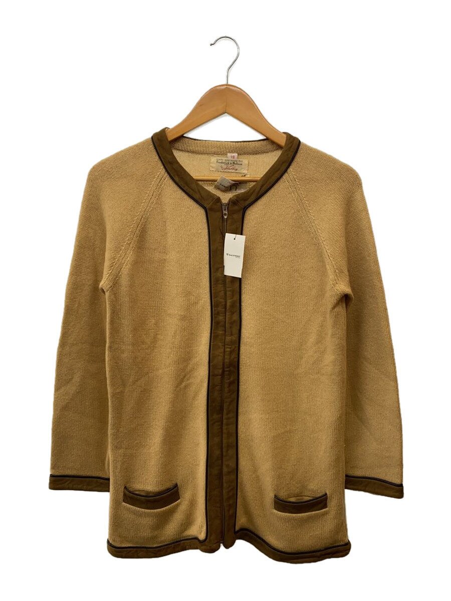 【中古】FREDERICK\u0026NELSON/当てずっぽう60S/ロケット花火TALON/ジップカーディガン/38/駱駝/CML【メンズウェア】