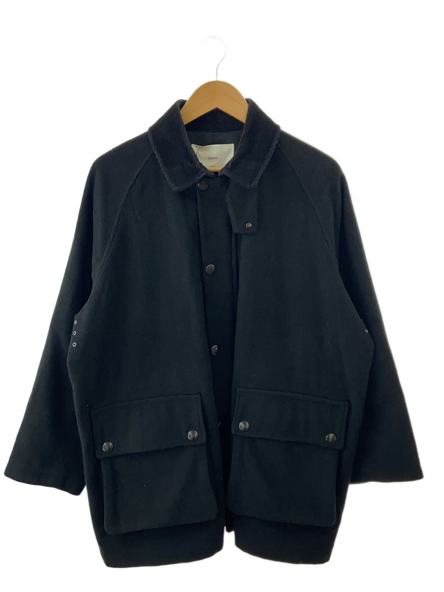 【中古】midiumi◆上衣/L/ポリエステル/BLK/無地【レディース御召しもの】