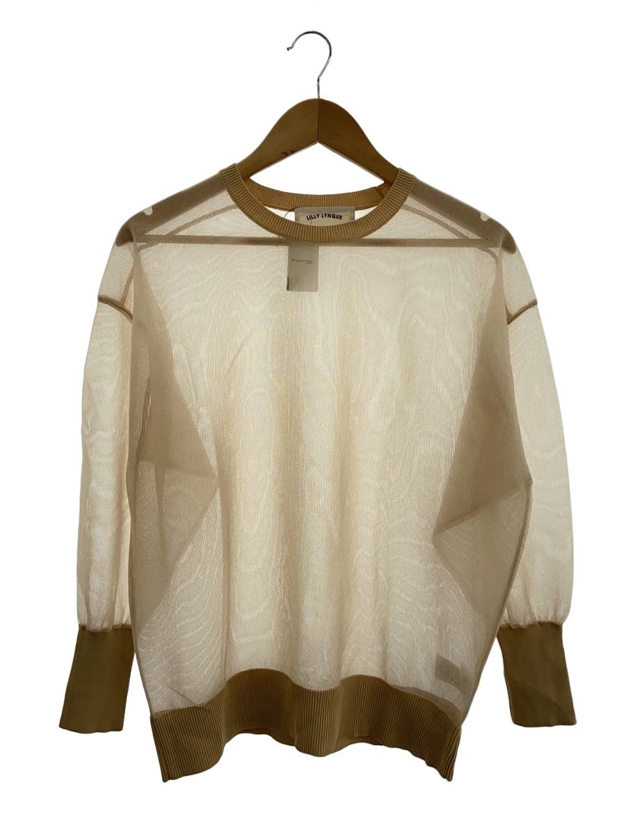 【中古】LILLY LYNQUE◆25SS/Fancy sheer PO/38/ナイロン/BEG/無地/8308584【レディース御召しもの】