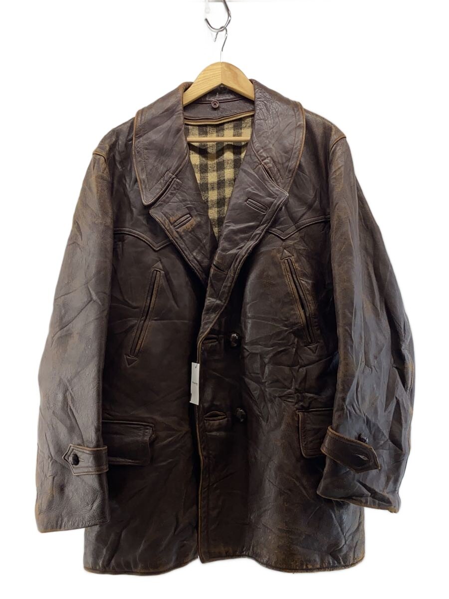 【中古】なめし革上衣・上衣/--/なめし革/BRW【メンズウェア】