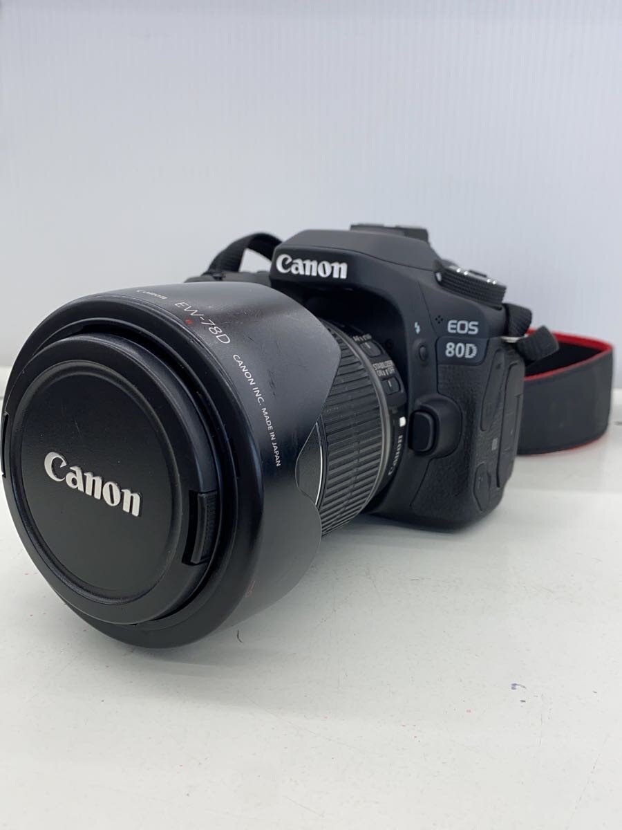 【中古】CANON◆デジタル一眼カメラ EOS 80D EF-S18-55 IS STM レンズキット【カメラ】