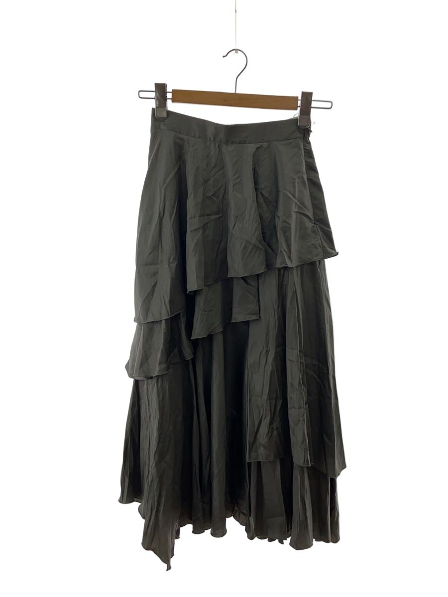 【中古】FRAY I.D◆スコート/O/ポリエステル/GRY/fwfs245036/イレヘムティアードスカート【レディース御召しもの】