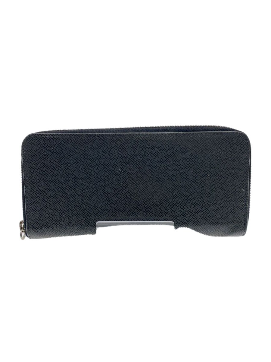 【中古】LOUIS VUITTON◆ジッピー・ウォレット・ヴェルティカル_タイガ_BLK/--/BLK/メンズ//【服飾雑貨他】