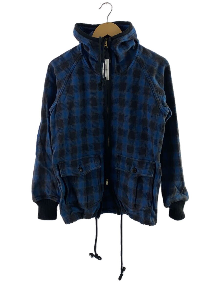 【中古】WEST RIDE◆ジップパーカー/--/綿織物/BLU/照合のしるし//【メンズウェア】