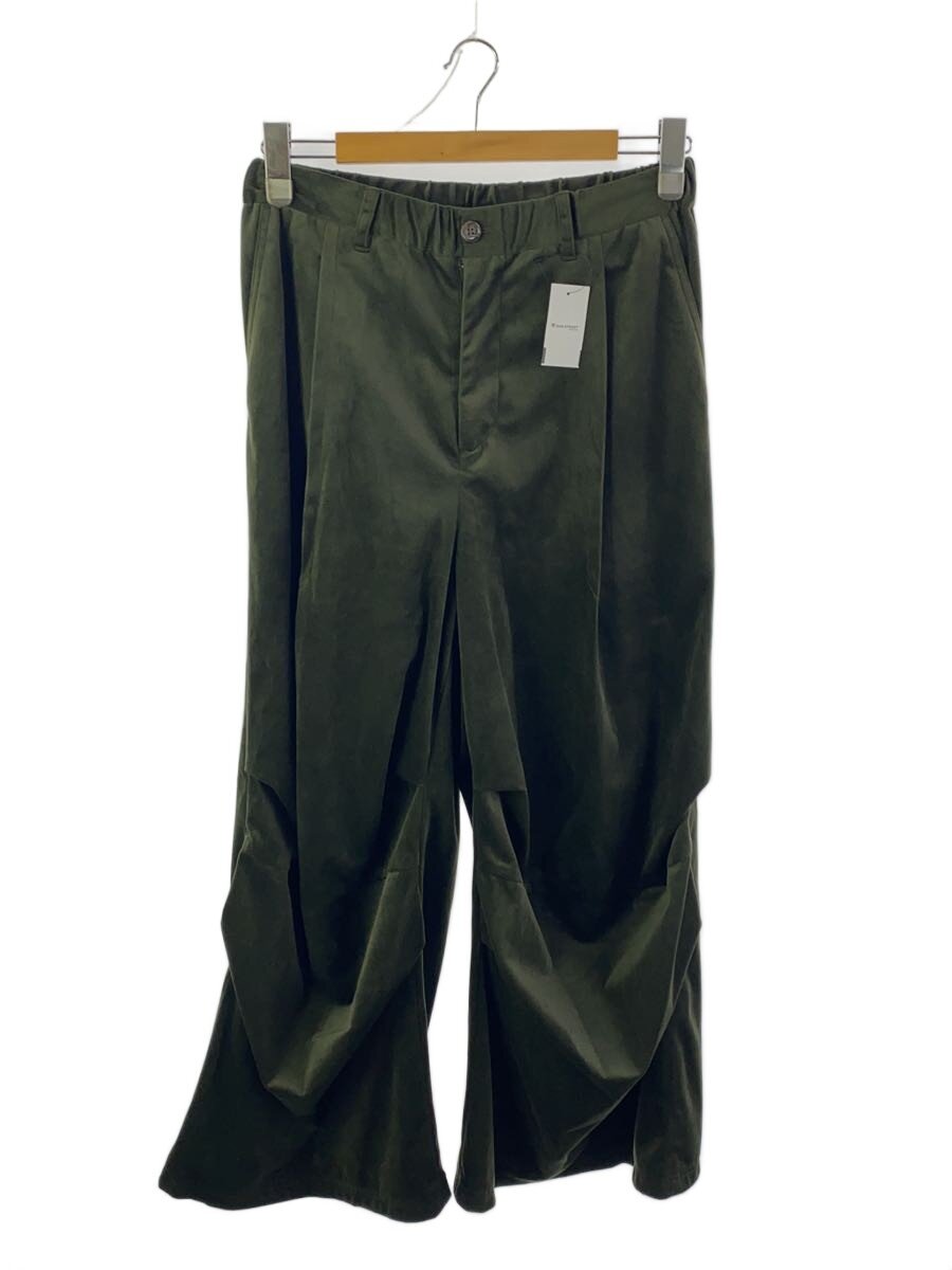【中古】TAAKK◆25AW/ベロアニータックパンツ/ボトム/2/ポリエステル/KHK/TA25AW-PT083【メンズウェア】｜2ｎｄ STREET 店