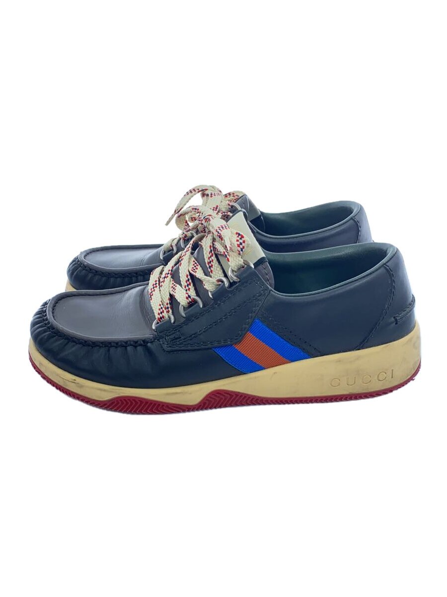 【中古】GUCCI◆ローカットスニーカー/UK8.5/BLK/575399【シューズ】