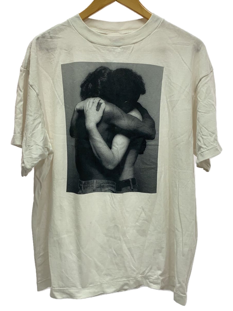 【中古】SAINT MICHAEL◆ティーシャツ/M/綿織物/WHT/刷り上げる/SM-HR8-0000-C20/? NULL ?【メンズウェア】