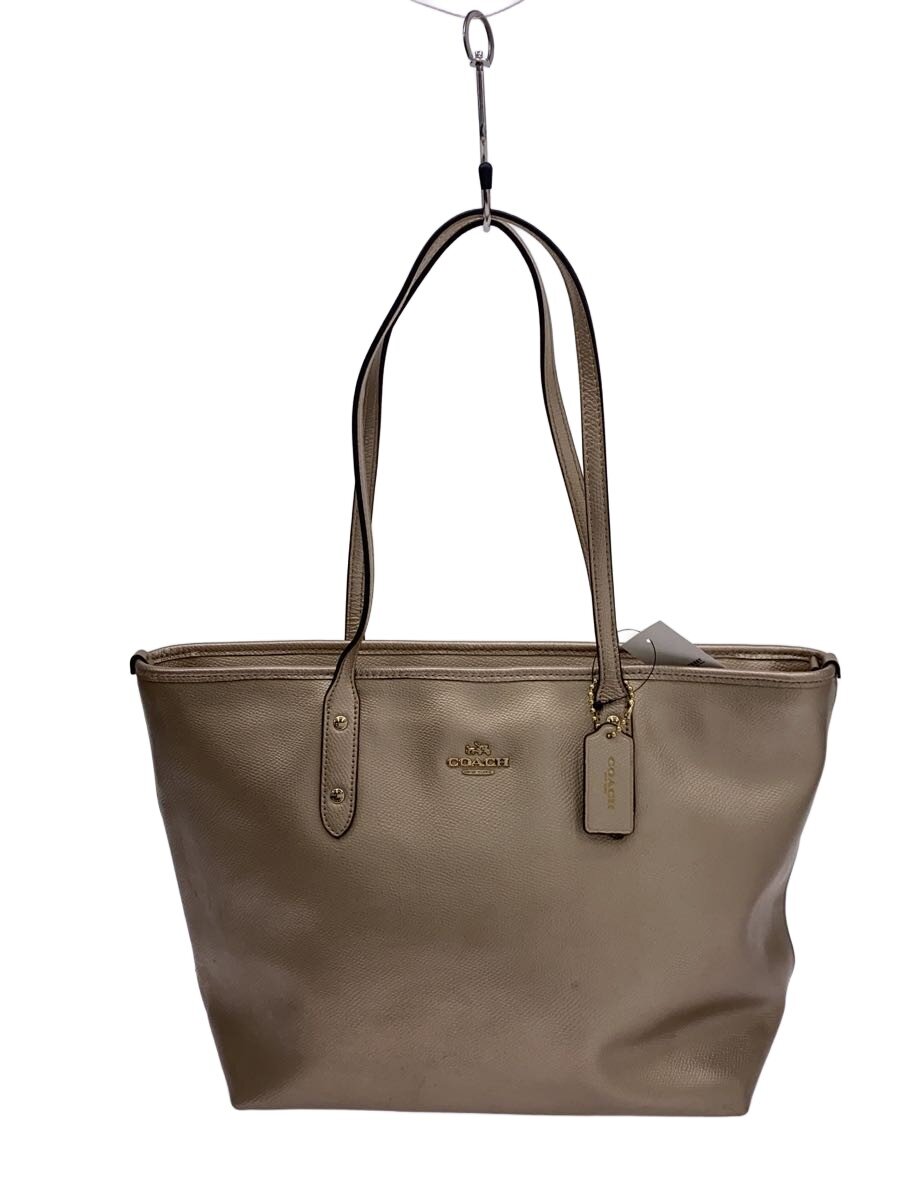 【中古】COACH◆ハンドバック/PVC/GLD/F56129【御徒面子】