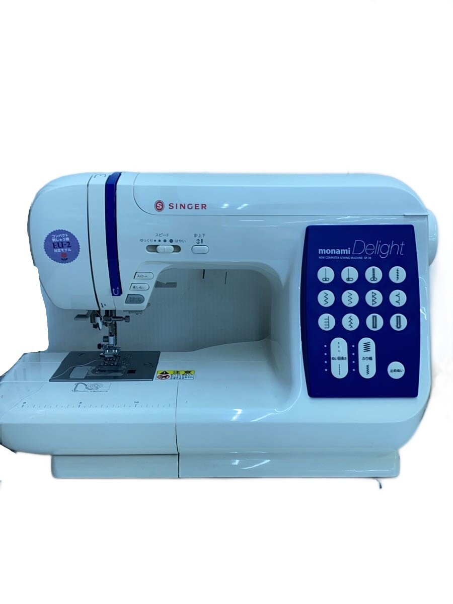 【中古】SINGER◆ミシン モナミ ディライト SP-70B [インディゴブルー]//【家電・視覚的・オーディオ】