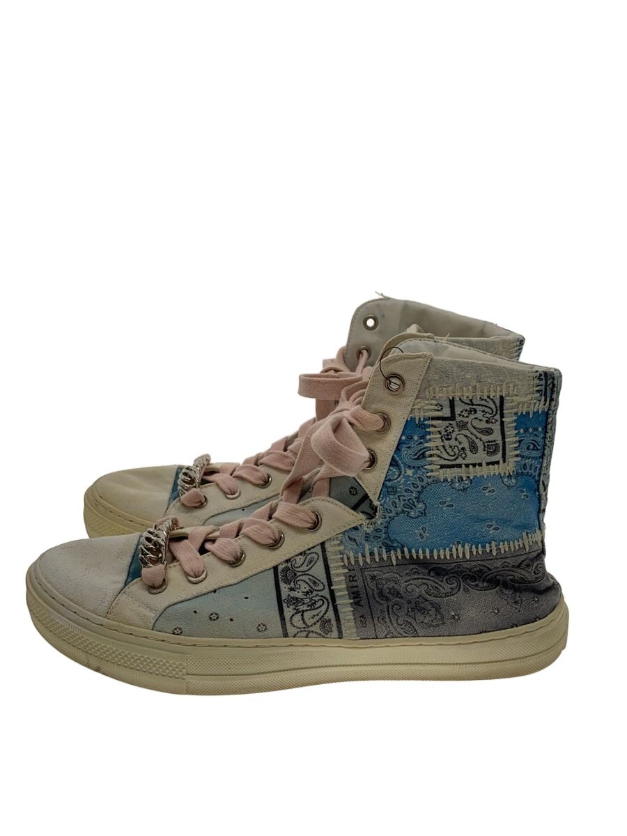 【中古】AMIRI◆ハイカットスニーカー/41/WHT【シューズ】