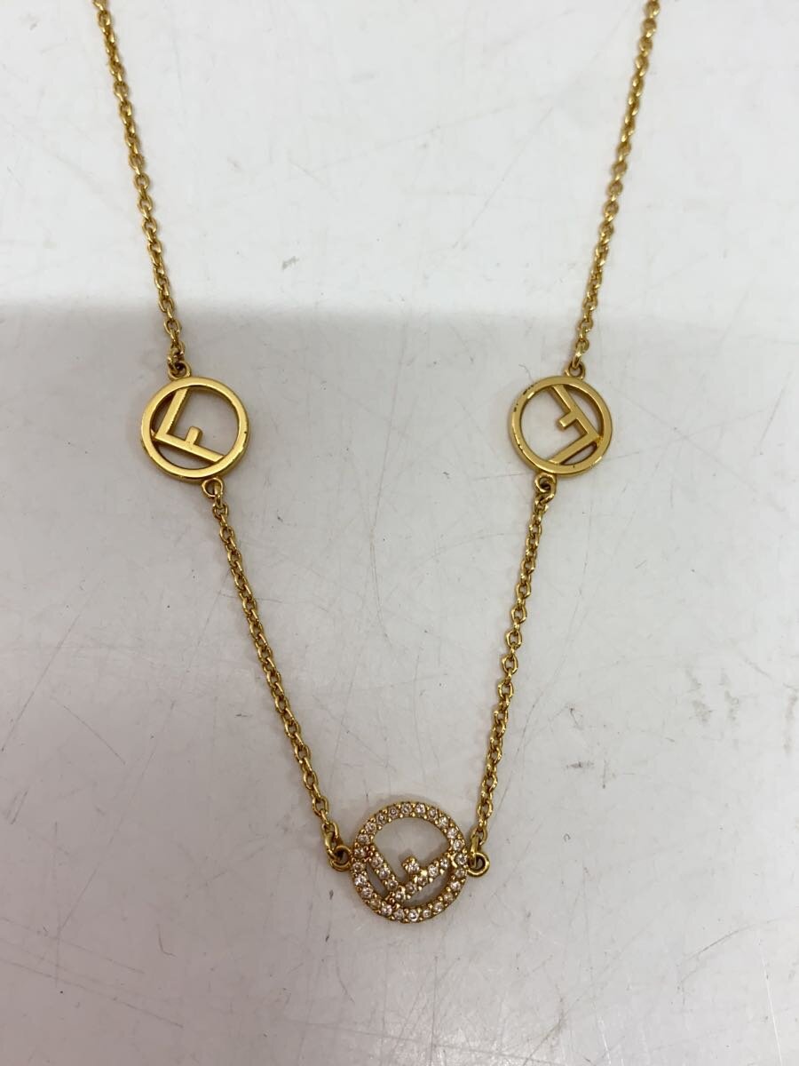 【中古】FENDI◆首飾り/--/酸化ジルコニウム/GLD/とっ始め有/レディース【服飾雑貨他】