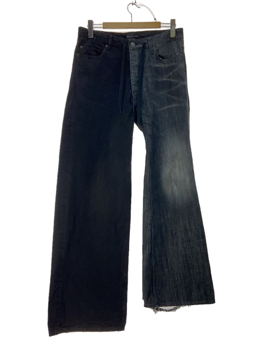 【中古】BALENCIAGA◆FIFTY-FIFTY/下つ方/S/綿織物/BLK/793766【メンズウェア】