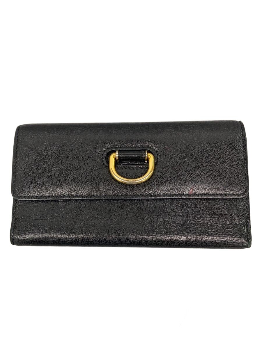 【中古】BURBERRY◆長財布/レザー/BLK/無地/メンズ【服飾雑貨他】｜2ｎｄ STREET 店