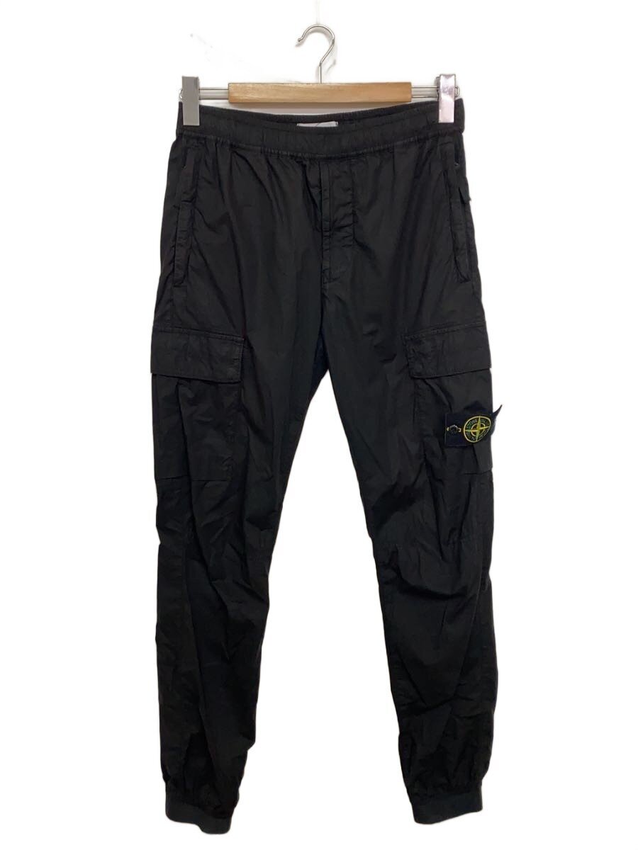 【中古】STONE ISLAND◆カーゴパンツ/29/綿織物/BLK/無地/801531303//【メンズウェア】