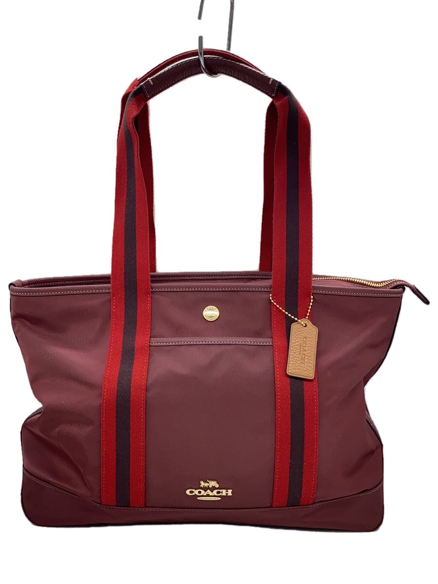 【中古】COACH◆エリストートバッグ/ナイロン/BRD/CA208【御徒面子】