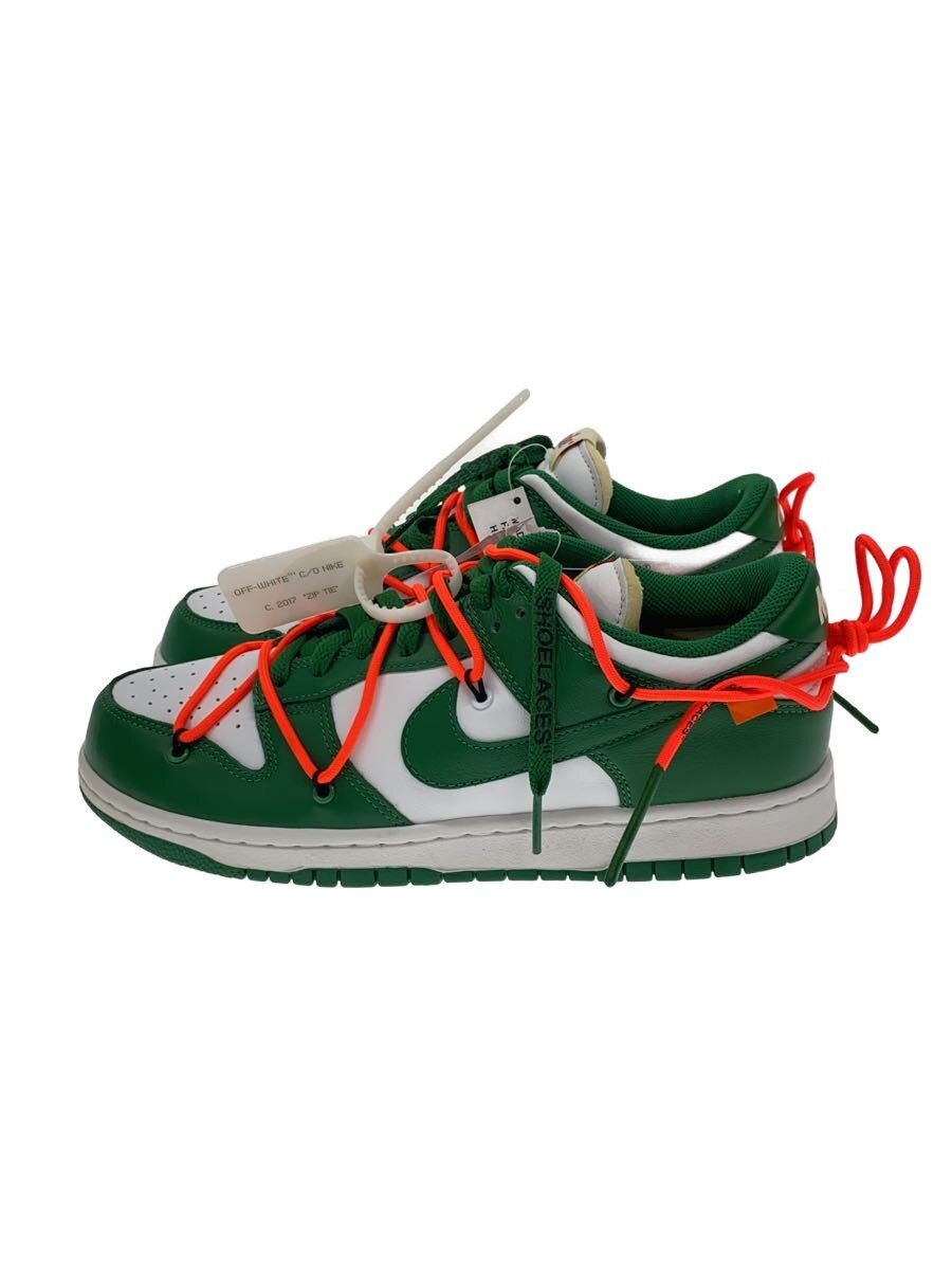 【中古】NIKE◆DUNK LOW LTHR/ダンク 置き目 なめし革/緑であること/CT0856-100/26.5珊/GRN//【シューズ】