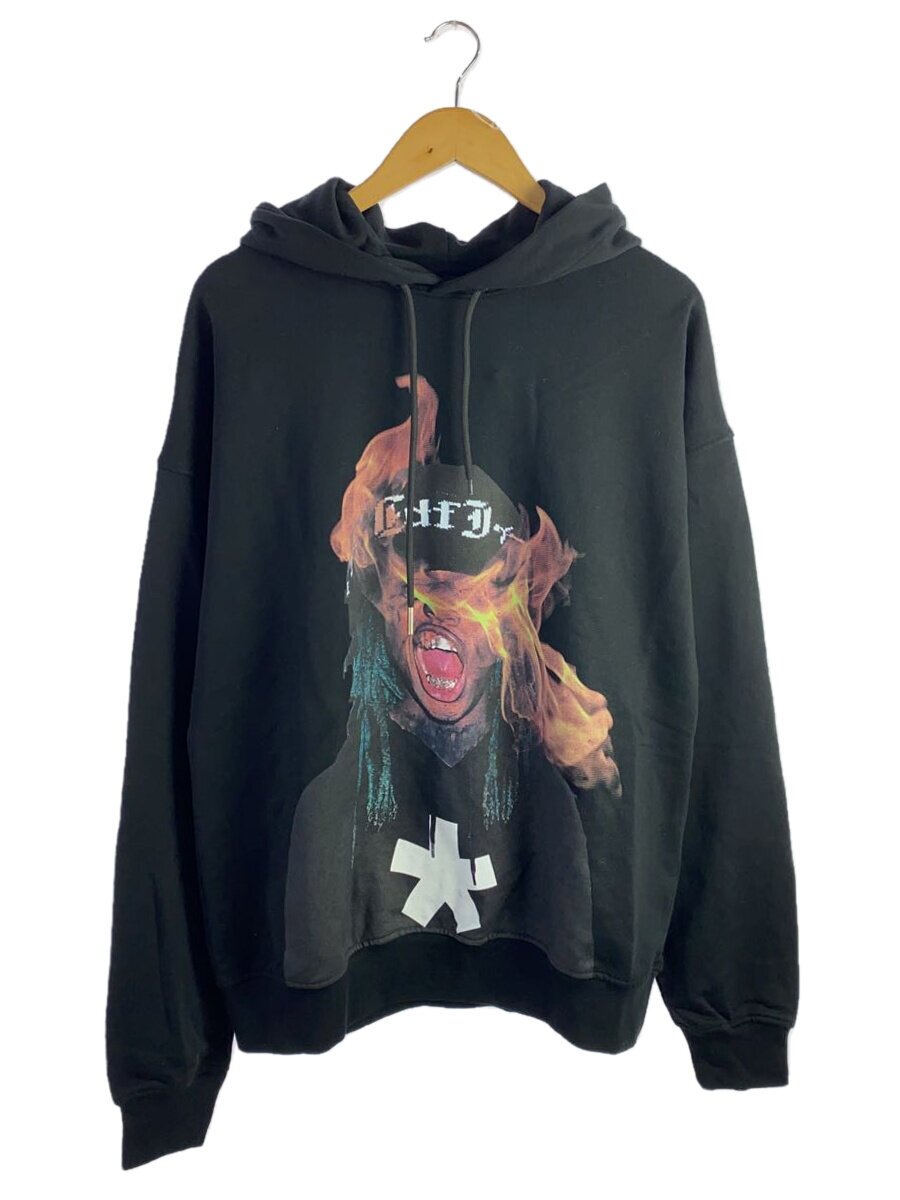 【中古】COMME DES FUCKDOWN/パーカー/L/綿織物/BLK//【メンズウェア】