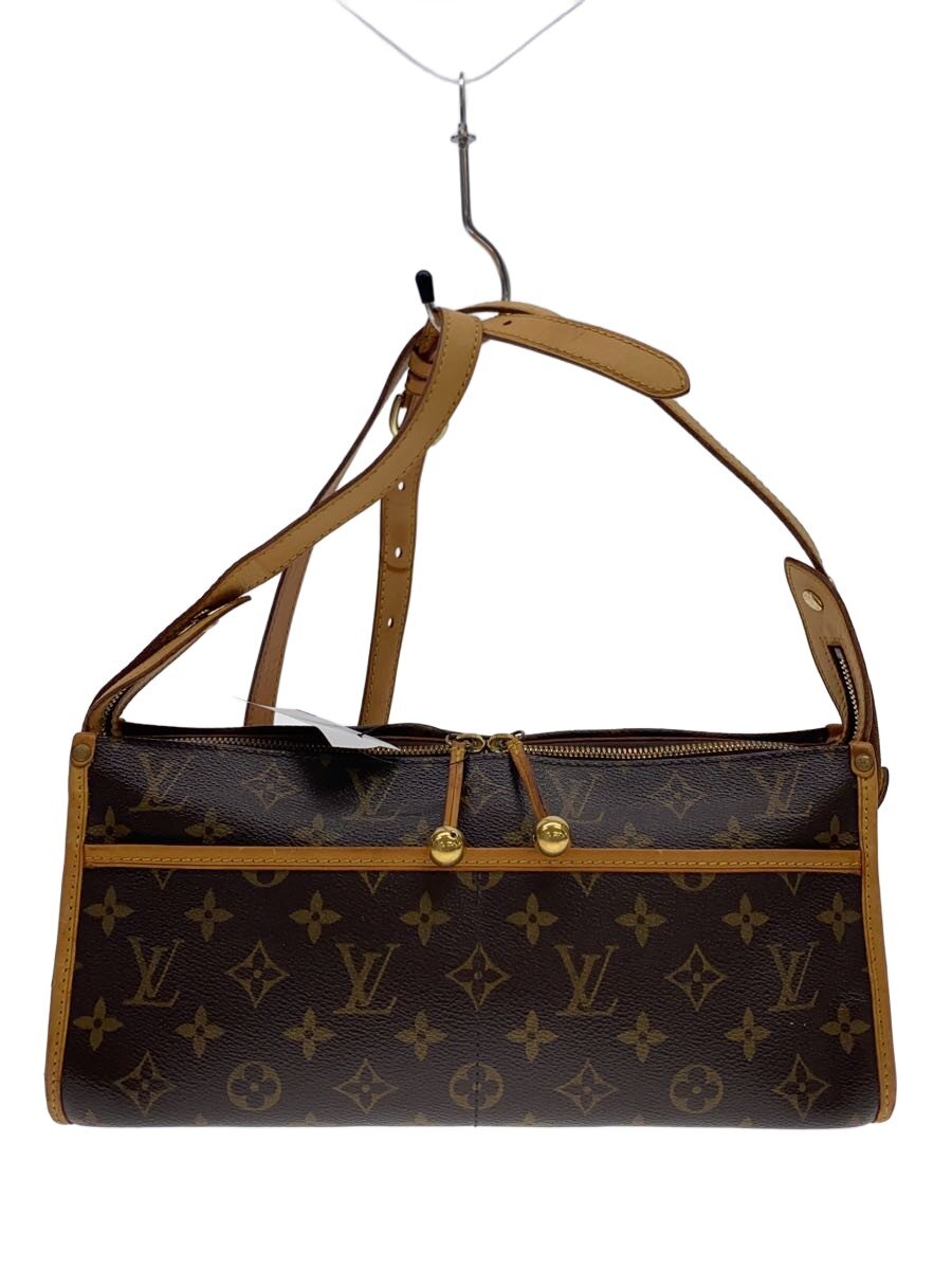 【中古】LOUIS VUITTON◆ポパンクール・ロン_モノグラム・キャンバス/PVC/BRW【バッグ】｜2ｎｄ STREET 店