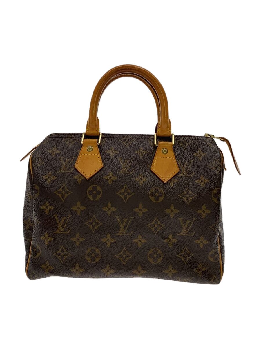 【中古】LOUIS VUITTON◆2)スピーディ25_モノグラム・帆布_BRW/PVC/BRW【御徒面子】