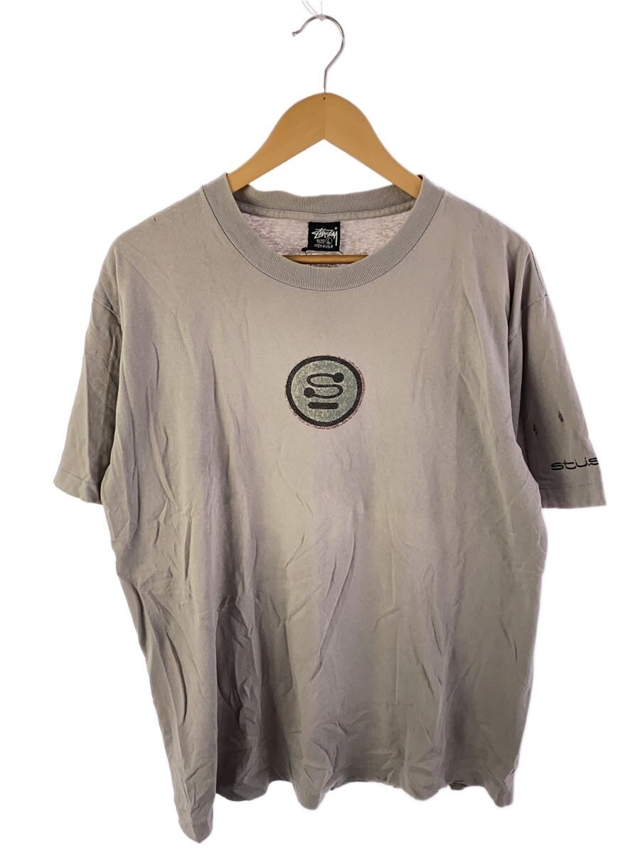 【中古】STUSSY◆80s/USA製/黒引き舟/プルオーバー/L/綿織物//OLD【メンズウェア】