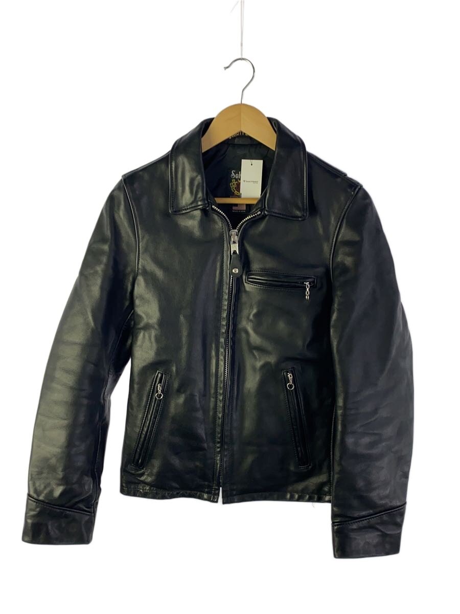 【中古】Schott◆なめし革上衣・上衣/34/牛皮/BLK/7209【メンズウェア】